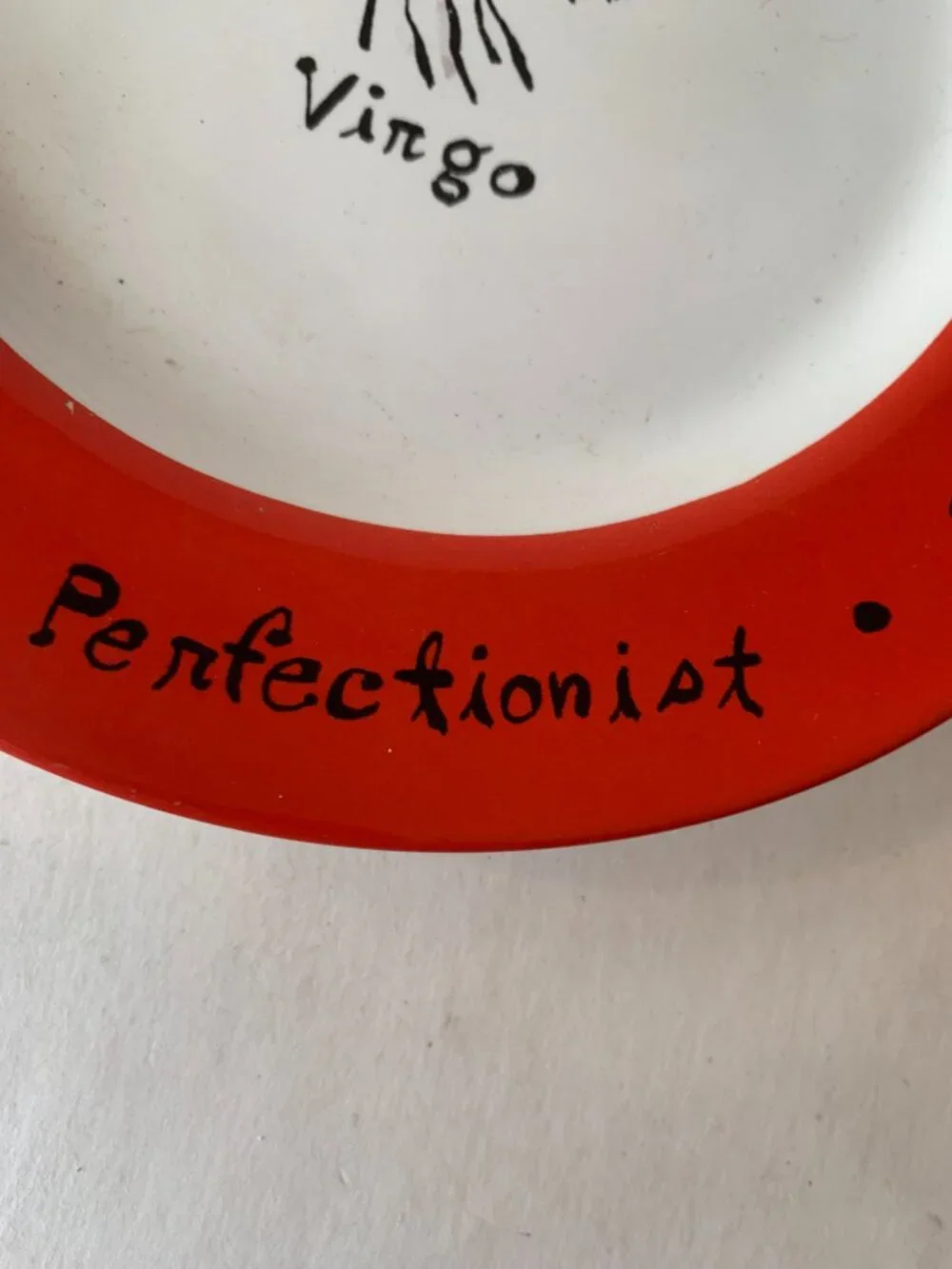 Pottery Barn Horoscope Virgo What’s Your Sign Zodiac Dessert or Salad 8” Plate